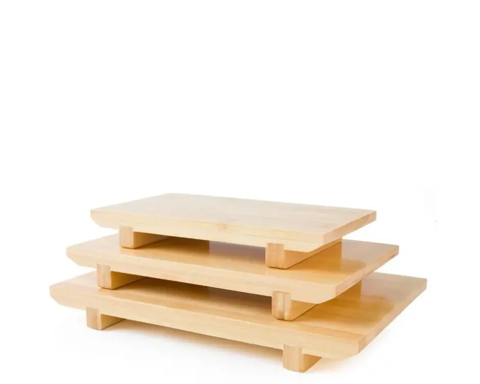 Sushi Service^MIYA Company Bamboo Sushi Geta 9.5" X 6"