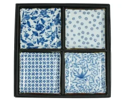 Plate Sets^MIYA Company Blue & White 5