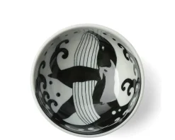Bowls^MIYA Company Bowl Blue Whale Waves 5