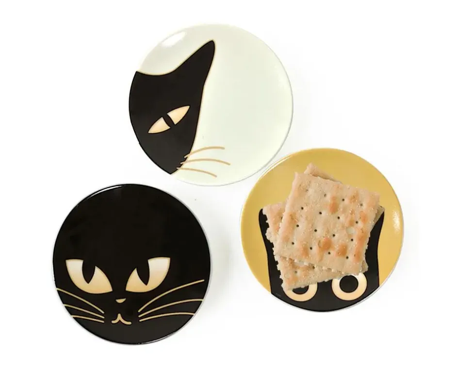 Plates^MIYA Company Cat Eyes 3.5" Mini Plate Set