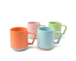 Mugs^MIYA Company Chips 12 Oz. Mug Pastel Green