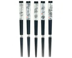 Lacquerware^MIYA Company Chopsticks Scroll Art