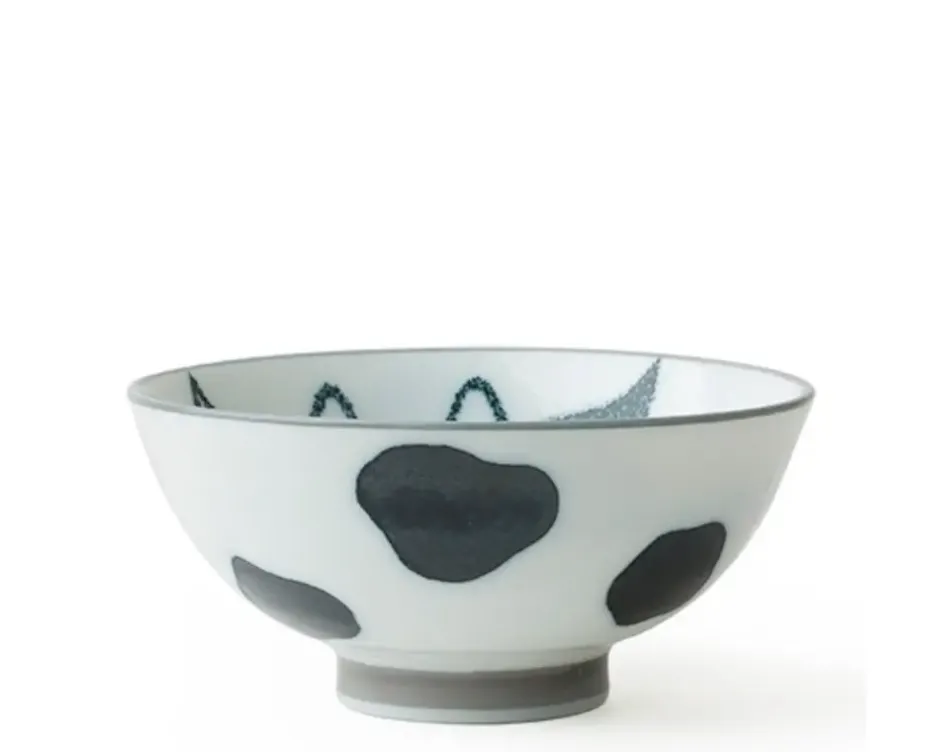 Bowls^MIYA Company Cow 4.25" Rice Bowl