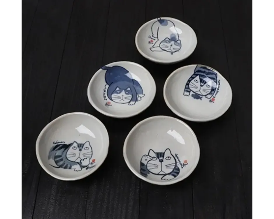 Cats^MIYA Company Kabamaru 4.25" Mini Dish Set