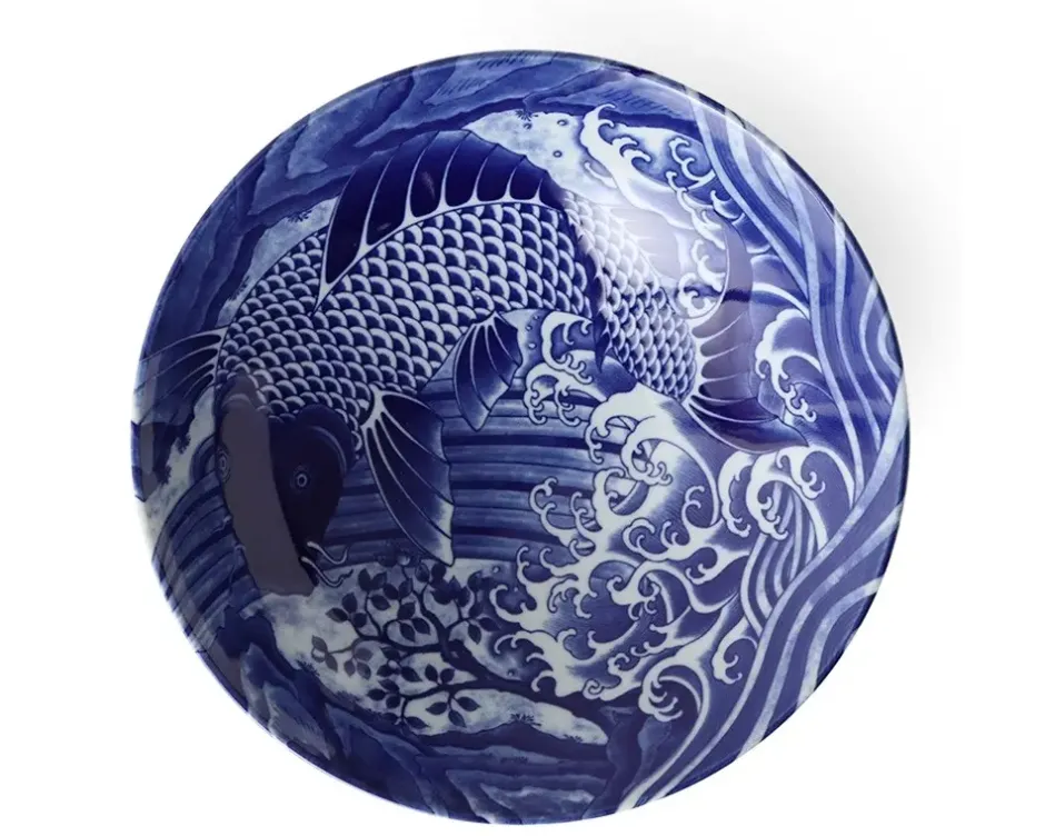 Fish^MIYA Company Koi 9.75" Bowl