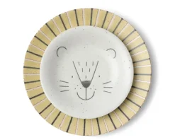 Plates^MIYA Company Mogu Mogu Lion Plate 6.5