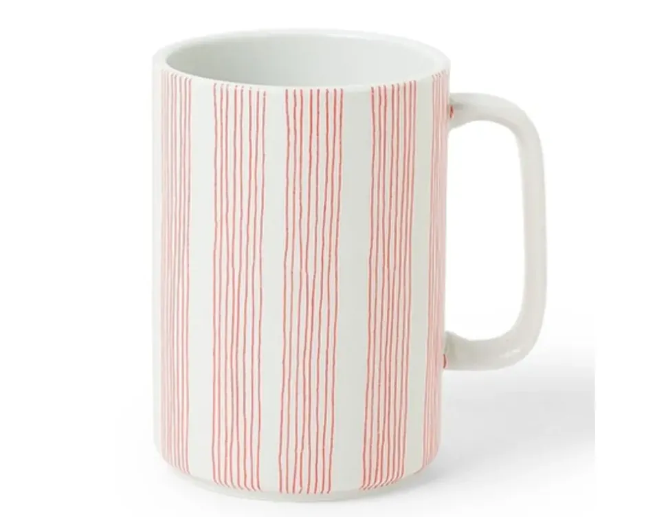Mugs^MIYA Company Mug Red Obi Stripe