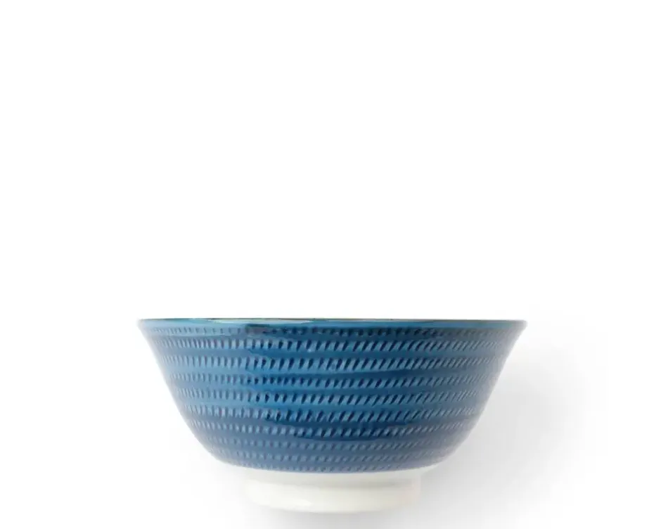 Blue & White 6" Bowls^MIYA Company Mums 6" Bowl