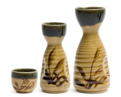 Sake Bottles & Cups^MIYA Company Oribe Sasa 8 Oz. Sake Bottle