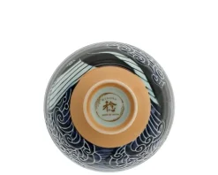 Bowls^MIYA Company Rice Bowl Blue Whale Waves 5