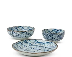 Medium Bowls^MIYA Company Saikai Nami Waves 5.5