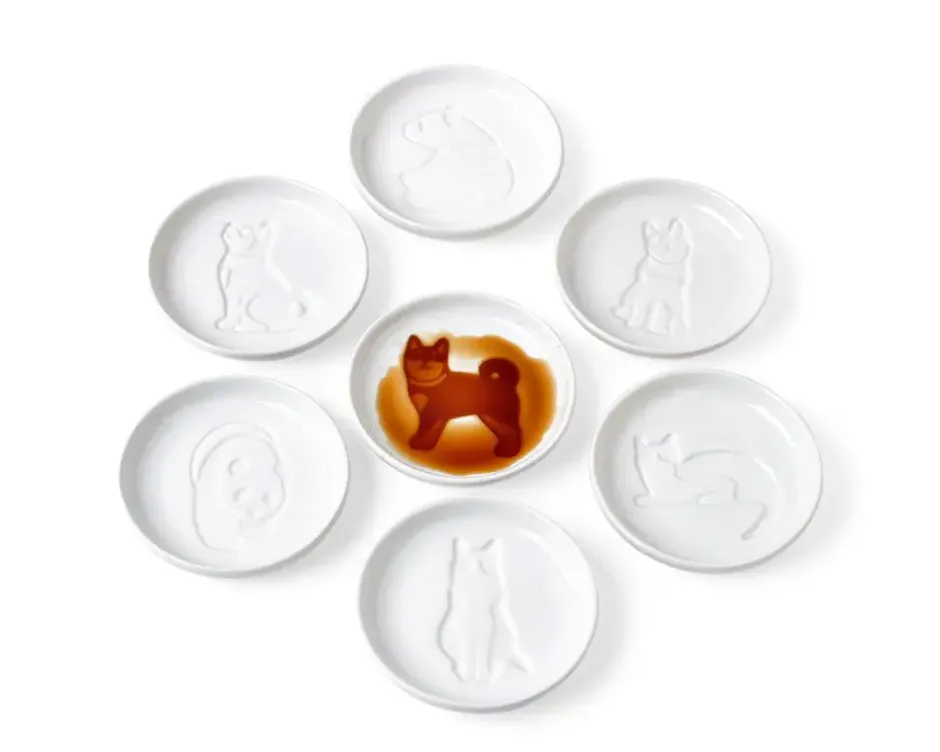Other^MIYA Company Sauce Dish Dog Standing