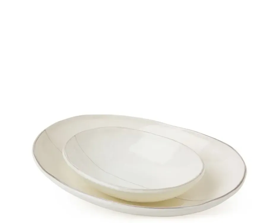Shallow Bowls^MIYA Company Shiratama 9.5" X 7" Oval Bowl