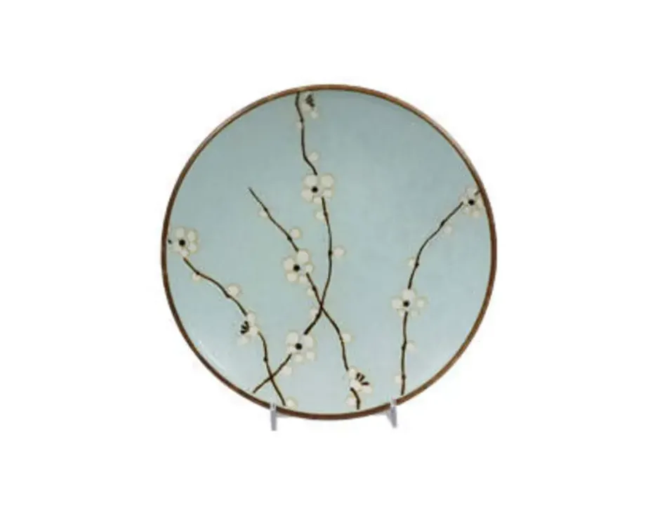 Large Plates^MIYA Company Spring Blossoms 9" Round Plate