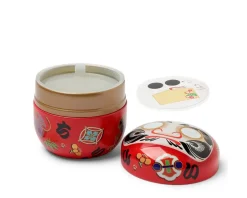 Tableware^MIYA Company Tea Canister Red Daruma